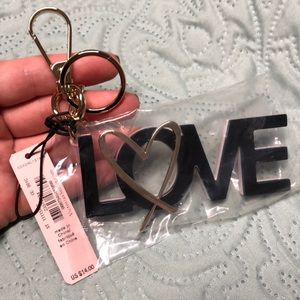 NWT Victoria’s Secret Love keychain